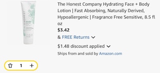 The Honest Company Hydrating Lotion