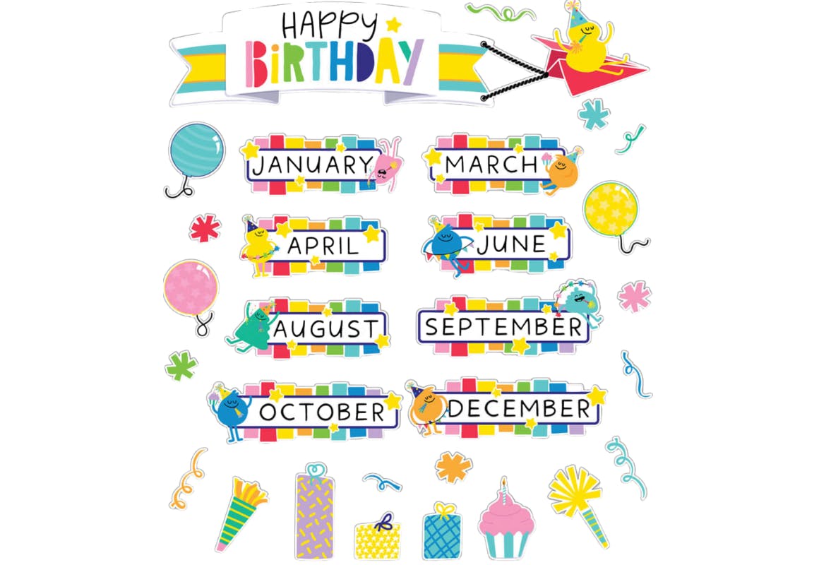 Birthday Bulletin Board Set