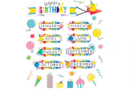 Birthday Bulletin Board Set
