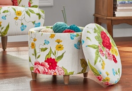 walmart pioneer woman storage ottoman
