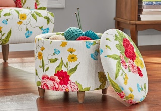 walmart pioneer woman storage ottoman