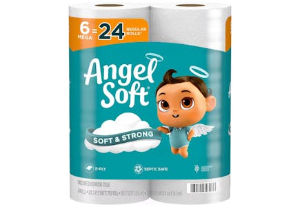3 Angel Soft Toilet Paper Packs