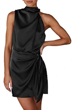 Women's Satin Cocktail Dress