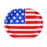 Patriotic Flag Paper Plates