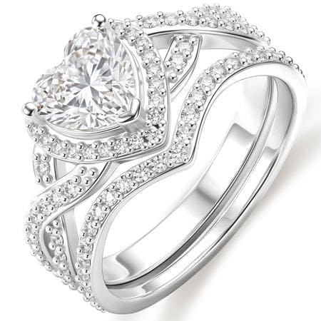 Love Heart Ring Set