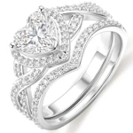 Love Heart Ring Set