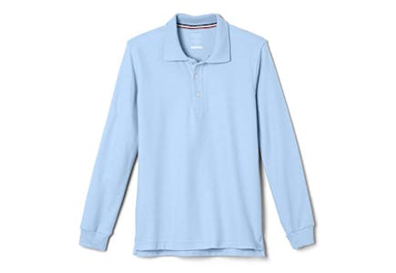 Long-Sleeve Uniform Polo Shirt