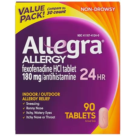 Allegra Adult Allergy Tablets