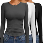 Women's Long Sleeve Shirts 3-Pack