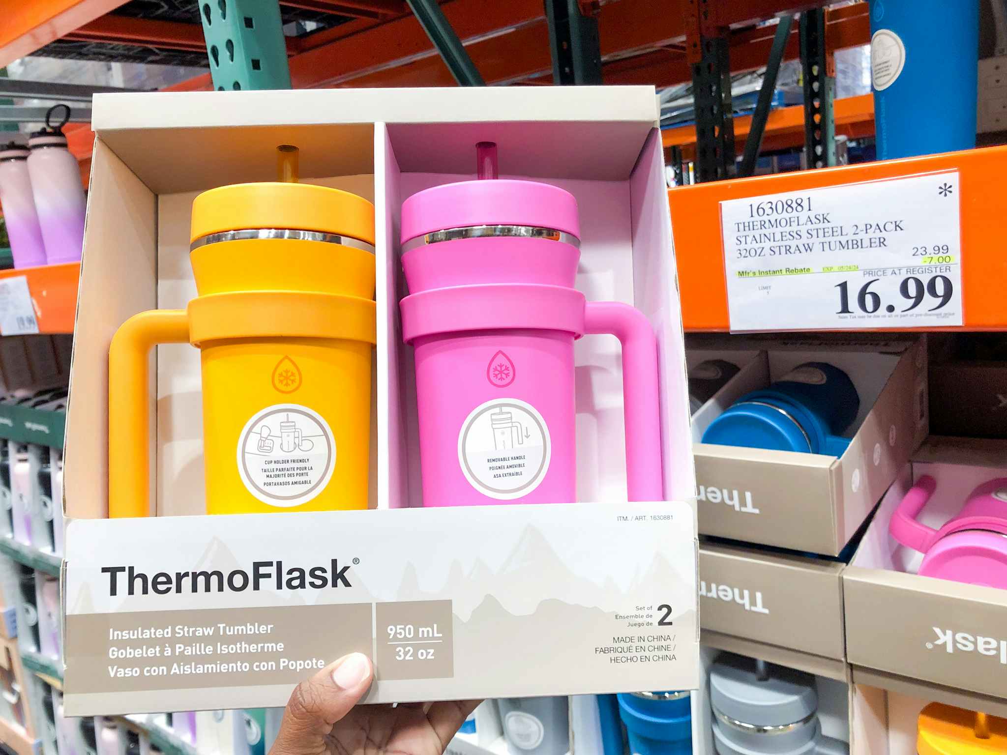 costco thermoflask tumblers handheld