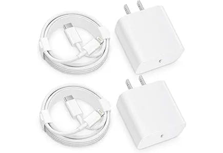 iPhone Charger 2-Pack