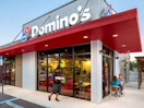 A Domino's Pizza storefront.