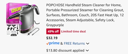 Steam Cleaner cart