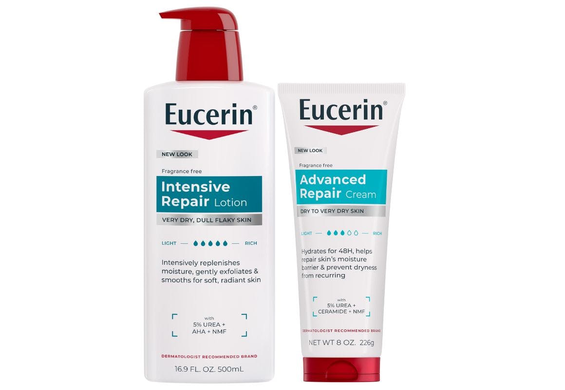 2 Eucerin Lotions