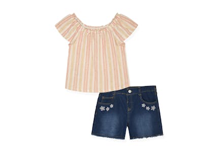 Sweet Butterfly Kids' Outfit Set