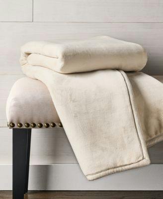 Charter Club Plush Throw Blanket