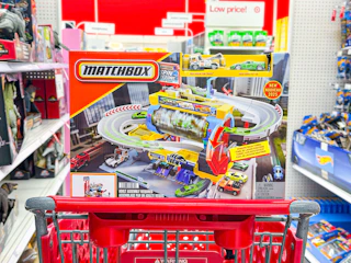 matchbox playset in target cart