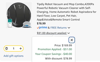 Cart Vac Mop