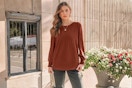 Women's Pleated Blouse