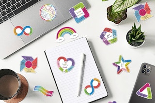 75Pcs Calm Stickers for Anxiety