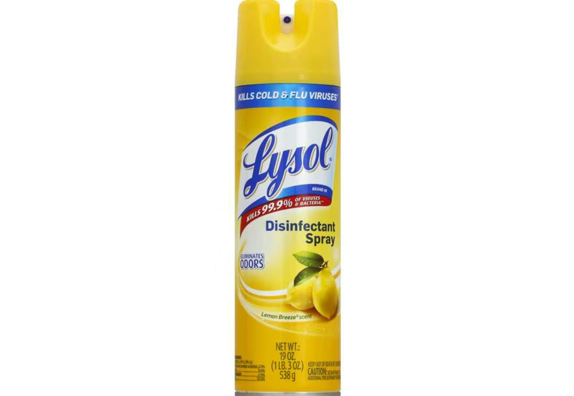 2 Lysol Disinfectant Sprays