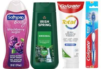 2 Body Wash + 2 Oral Care