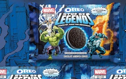 a pack of Marvel-themed oreos 