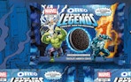 a pack of Marvel-themed oreos