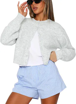 Women's Cropped Cardigan