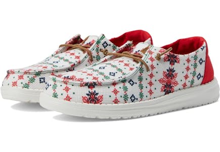 Hey Dude Kids’ Ugly Sweater Shoes