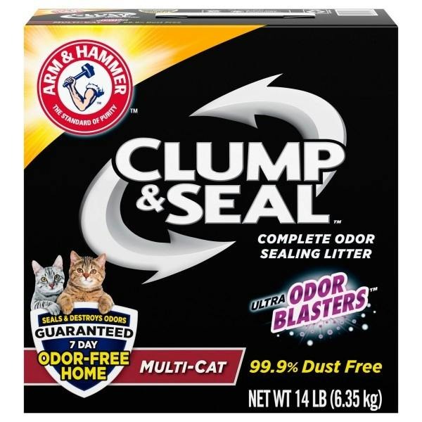 2 Arm & Hammer Clump & Seal Litters