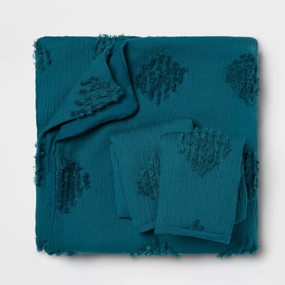 Threshold Tufted Diamond Duvet Set