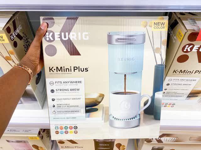 Keurig K-Mini Plus Coffee Maker With Voucher, Only $47.48 Shipped at QVC card image