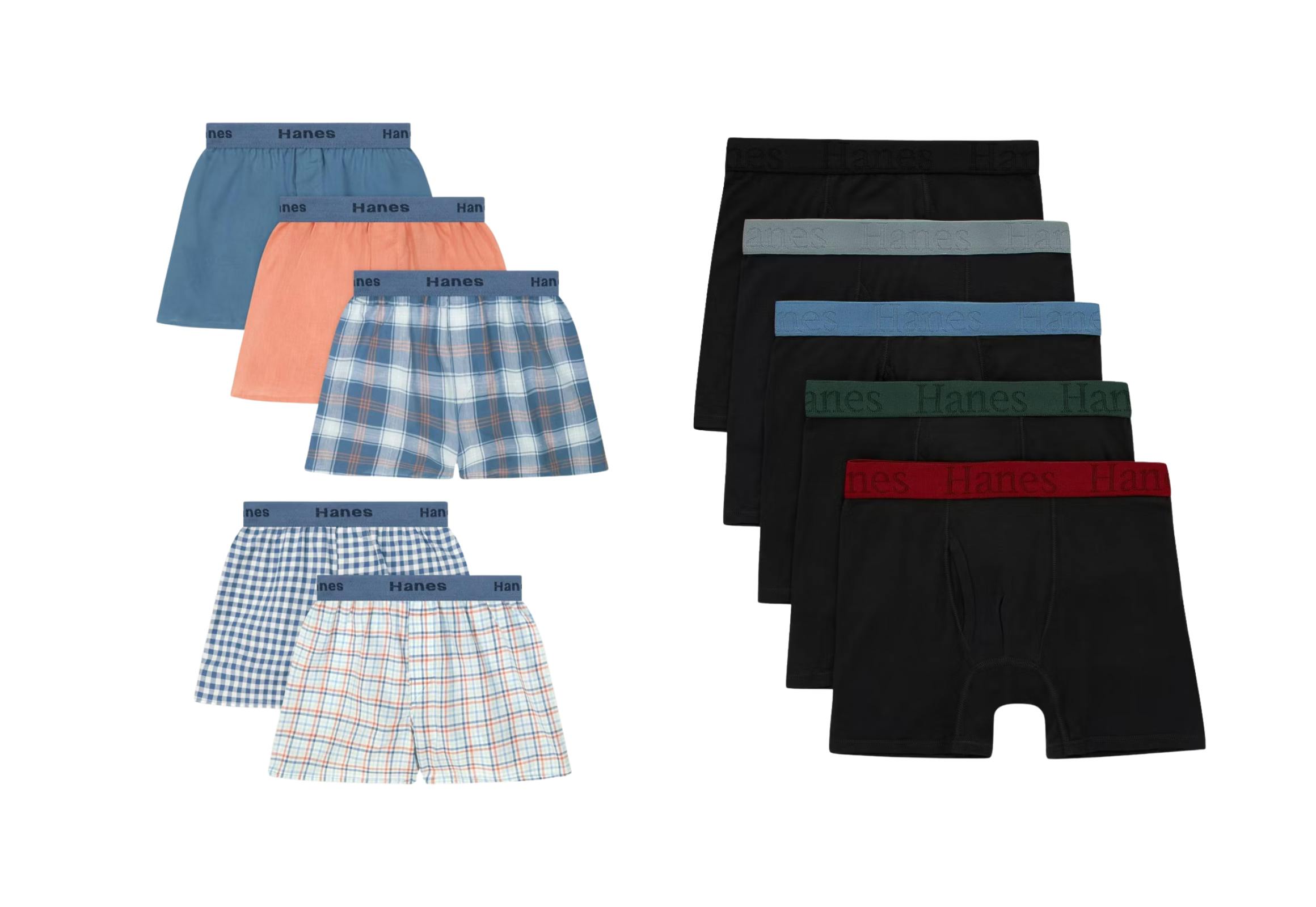 2 Hanes Kids' Underwear Sets