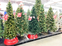 7.5-Foot Pre-Lit Christmas Tree, Now $89 at Walmart (Reg. $199) card image