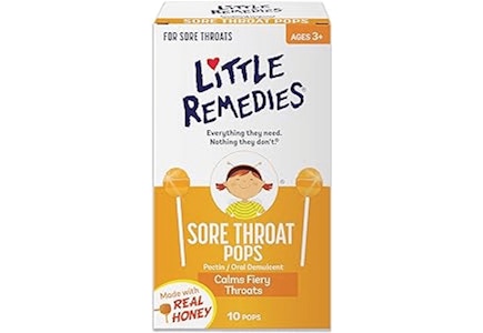Little Remedies Sore Throat Pops