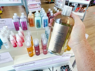 hand holding ulta body wash