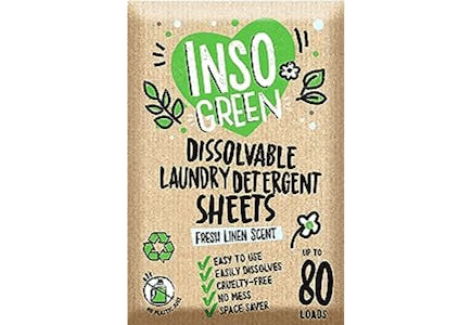 Eco Laundry Detergent Sheets 
