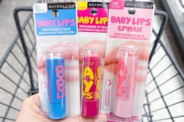 Maybelline Baby Lips: Get 3 for Free With Walgreens Pickup card image