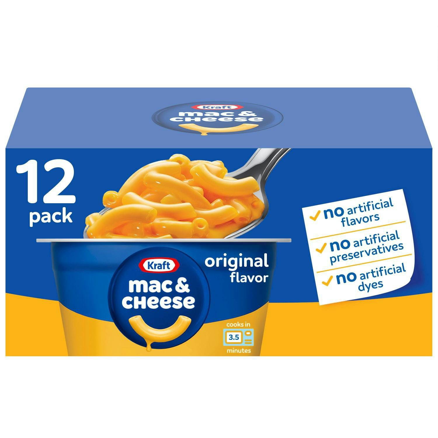 Kraft Macaroni & Cheese Cups 12-Pack