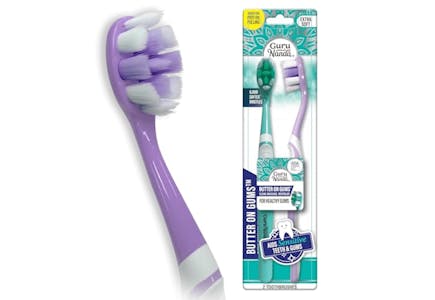 2 GuruNanda Toothbrush Packs