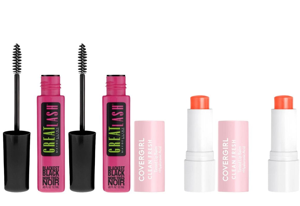 2 Covergirl + 2 Maybelline