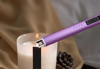 purple electric lighter