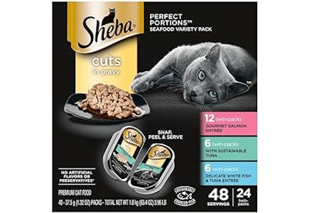 Sheba Perfect Portions Cat Food 24-Pack