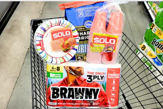 july 4th cookout essentials in shopping cart