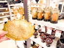 hand holding a threshold decorative spider web bowl at target