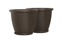 Suncast Resin Planters 2-Pack