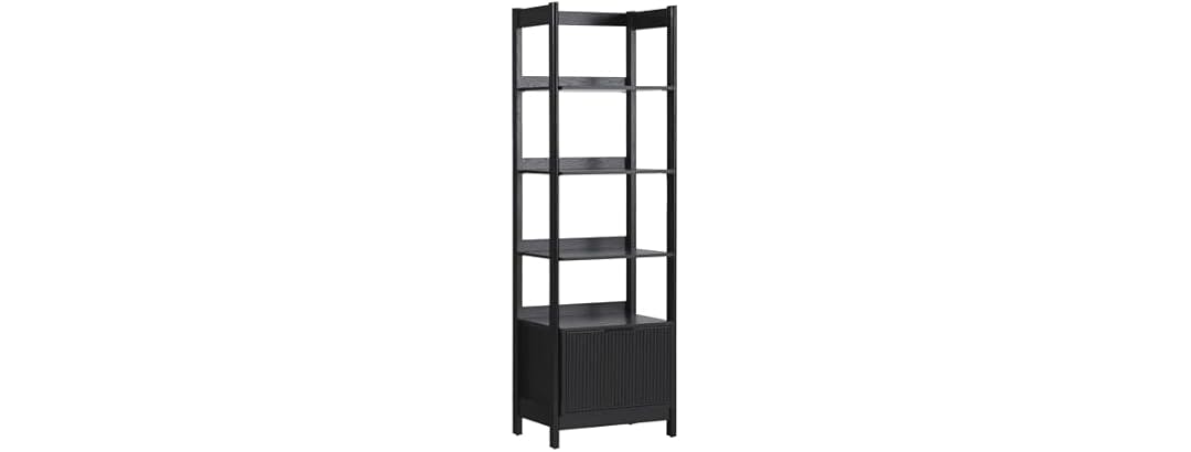 Narrow 4-Shelf Bookcase