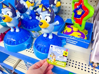 dollar general bluey spinning sprinkler