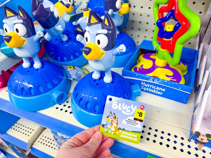 dollar general bluey spinning sprinkler